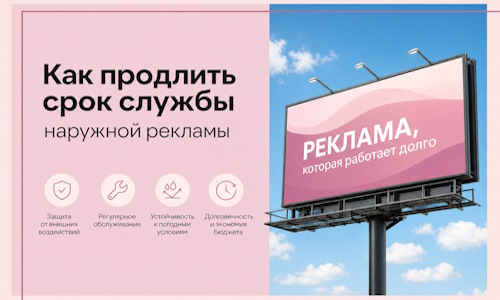 Как продлить срок службы наружной рекламы в Железногорске