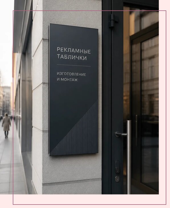 Рекламные таблички в Железногорске по цене от 4599 р. | Аванза-Жлк