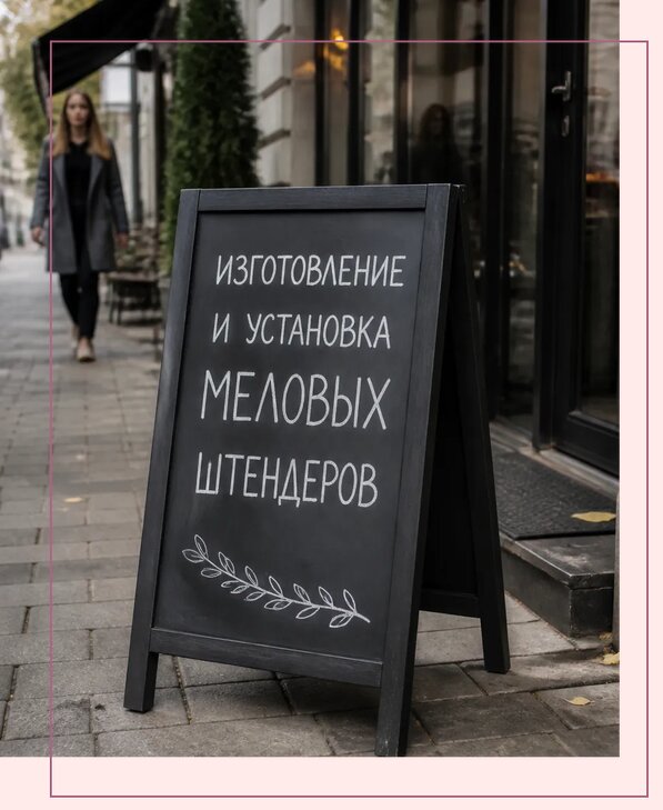 Меловые штендеры в Железногорске по цене от 6644 р. | Аванза-Жлк